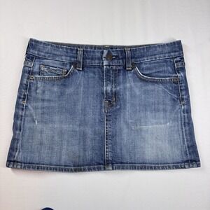 Citizens of Humanity Y2K Bridgitte Stretch Denim Jean Mini Skirt Sz 29 30 Retro